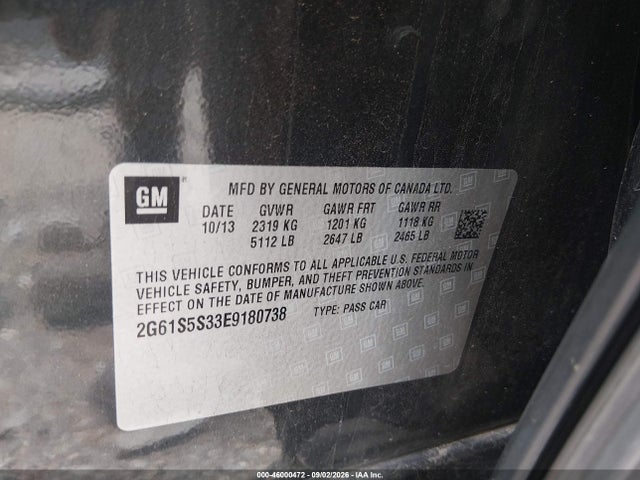 Cadillac Xts Platinum 2014 2G61S5S33E9180738 Image 9