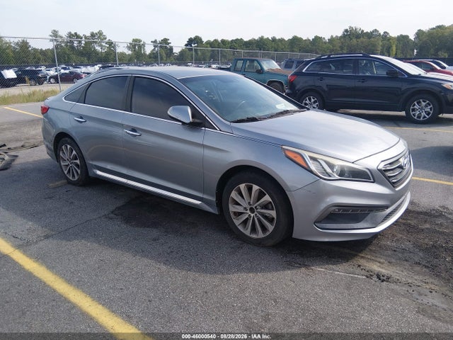2015 Hyundai Sonata Sport მანქანა იყიდება აუქციონზე, vin: 5NPE34AFXFH138065, აუქციონის ნომერი: 46000540
