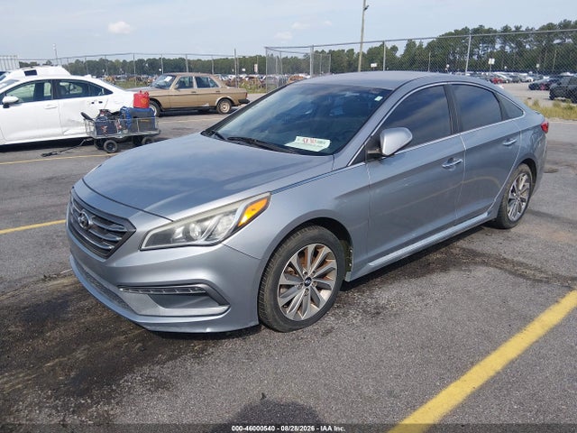 2015 Hyundai Sonata Sport მანქანა იყიდება აუქციონზე, vin: 5NPE34AFXFH138065, აუქციონის ნომერი: 46000540