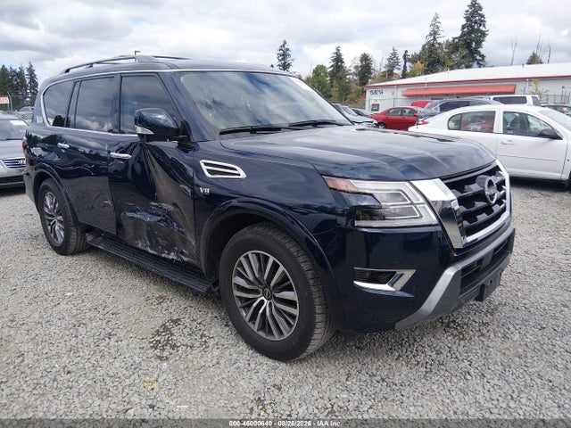 2022 Nissan Armada Sl 4wd მანქანა იყიდება აუქციონზე, vin: JN8AY2BB7N9814998, აუქციონის ნომერი: 46000640