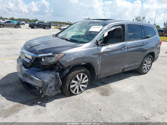 2021 Honda Pilot 2wd Ex-l მანქანა იყიდება აუქციონზე, vin: 5FNYF5H53MB002525, აუქციონის ნომერი: 46000681