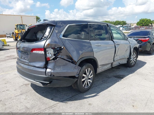 2021 Honda Pilot 2wd Ex-l მანქანა იყიდება აუქციონზე, vin: 5FNYF5H53MB002525, აუქციონის ნომერი: 46000681