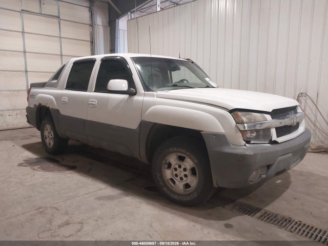 Продаж на аукціоні авто 2002 Chevrolet Avalanche 1500, vin: 3GNEK13T82G131632, номер лоту: 46000687