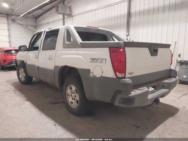 Продаж на аукціоні авто 2002 Chevrolet Avalanche 1500, vin: 3GNEK13T82G131632, номер лоту: 46000687