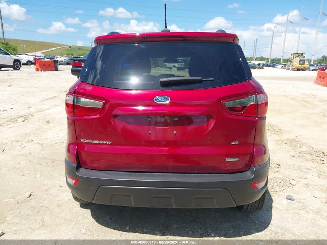 46000718 :رقم المزاد ، MAJ3S2GE9LC362387 vin ، 2020 Ford Ecosport Se مزاد بيع