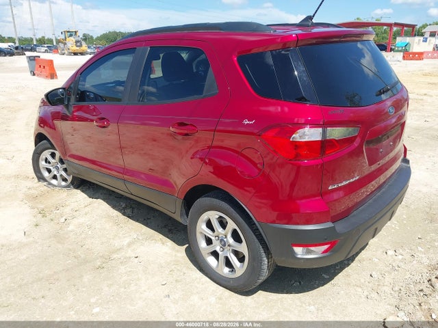 46000718 :رقم المزاد ، MAJ3S2GE9LC362387 vin ، 2020 Ford Ecosport Se مزاد بيع