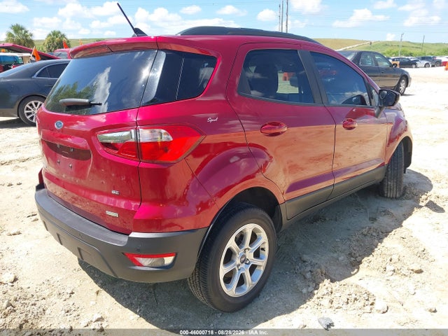 46000718 :رقم المزاد ، MAJ3S2GE9LC362387 vin ، 2020 Ford Ecosport Se مزاد بيع