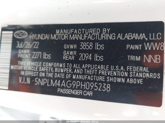 Hyundai ELANTRA SEL 2023 5NPLM4AG9PH095238 Image 9
