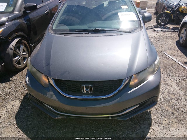 46001017 :رقم المزاد ، 19XFB2F55DE055222 vin ، 2013 Honda Civic Lx مزاد بيع