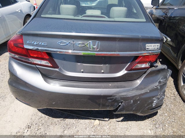 46001017 :رقم المزاد ، 19XFB2F55DE055222 vin ، 2013 Honda Civic Lx مزاد بيع