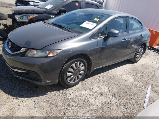 46001017 :رقم المزاد ، 19XFB2F55DE055222 vin ، 2013 Honda Civic Lx مزاد بيع