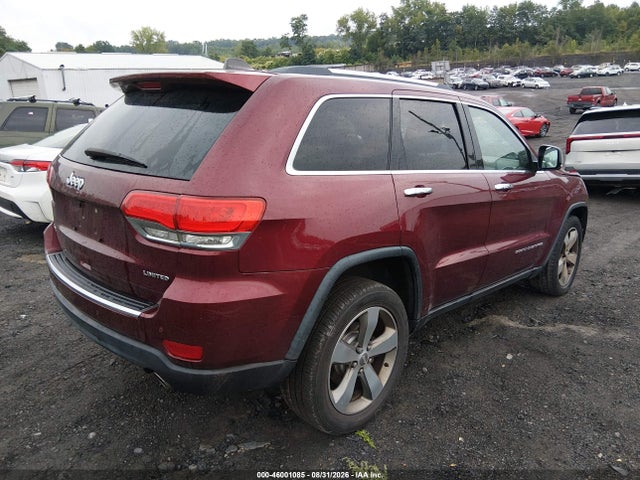 46001085 :رقم المزاد ، 1C4RJFBG0GC497769 vin ، 2016 Jeep Grand Cherokee Limited مزاد بيع