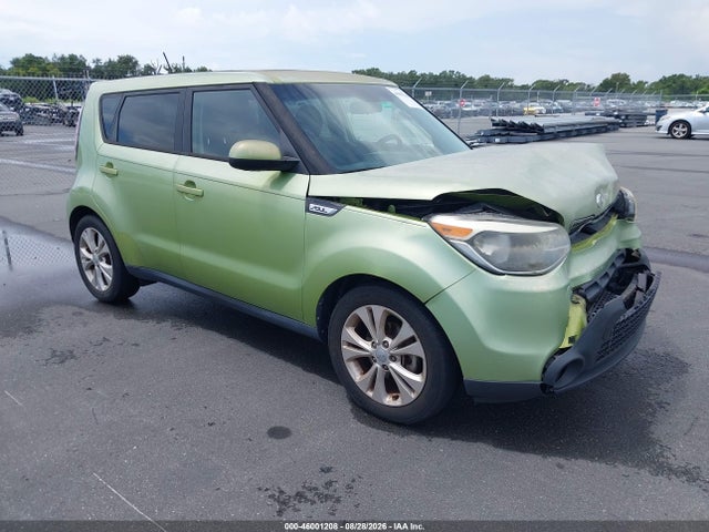 Auction sale of the 2015 Kia Soul +, vin: KNDJP3A56F7764933, lot number: 46001208