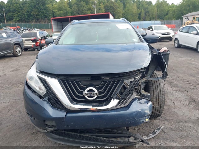 2016 Nissan Murano Sv მანქანა იყიდება აუქციონზე, vin: 5N1AZ2MH1GN117990, აუქციონის ნომერი: 46001269