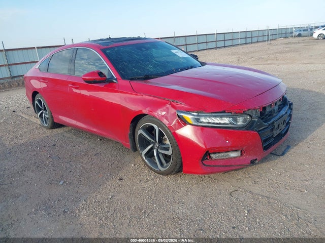 46001386 :رقم المزاد ، 1HGCV2F32JA002633 vin ، 2018 Honda Accord Sport 2.0t مزاد بيع
