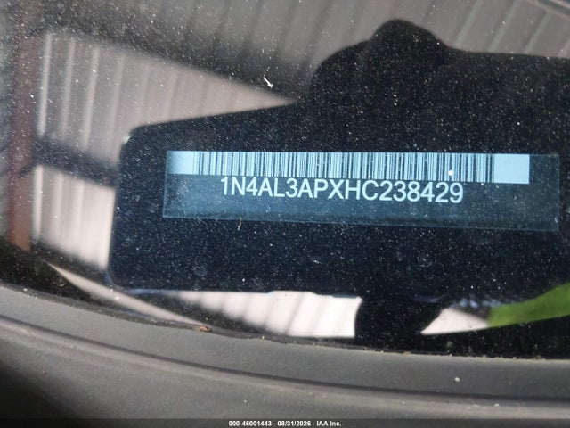 Продажа на аукционе авто 2017 Nissan Altima 2.5 Sv, vin: 1N4AL3APXHC238429, номер лота: 46001443