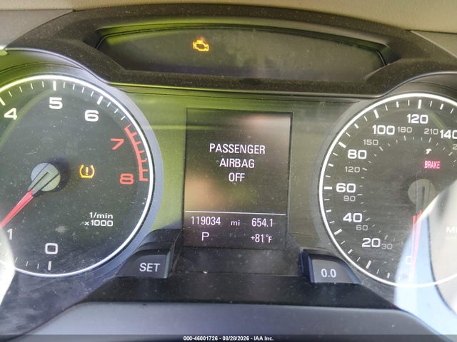 2012 Audi A4 2.0t Premium მანქანა იყიდება აუქციონზე, vin: WAUFFAFL7CN020833, აუქციონის ნომერი: 46001726