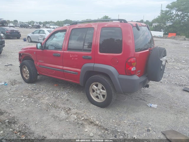 Продаж на аукціоні авто 2004 Jeep Liberty Sport, vin: 1J4GL48K94W326718, номер лоту: 46001833