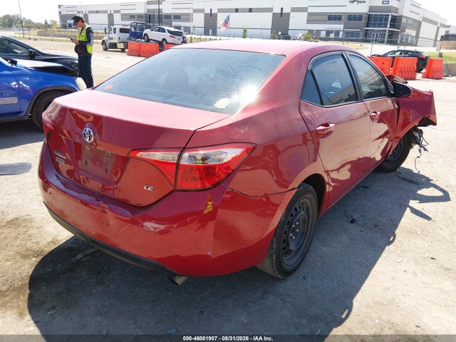 46001907 :رقم المزاد ، 5YFBURHE1JP834531 vin ، 2018 Toyota Corolla Le مزاد بيع
