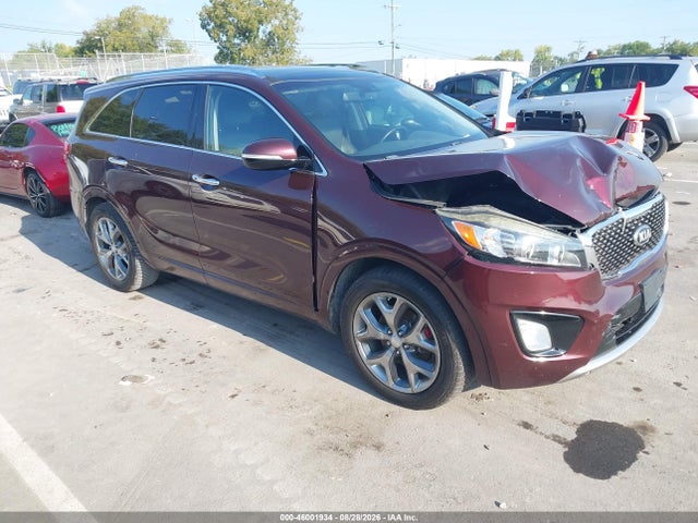 Auction sale of the 2017 Kia Sorento 3.3l Sx, vin: 5XYPK4A56HG266574, lot number: 46001934