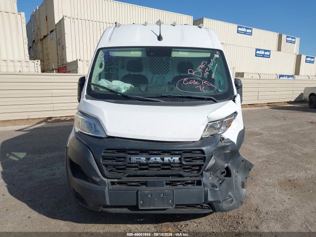 2023 Ram Promaster 3500 Cargo Van High Roof 159 Wb Ext მანქანა იყიდება აუქციონზე, vin: 3C6MRVJG7PE526182, აუქციონის ნომერი: 46001985