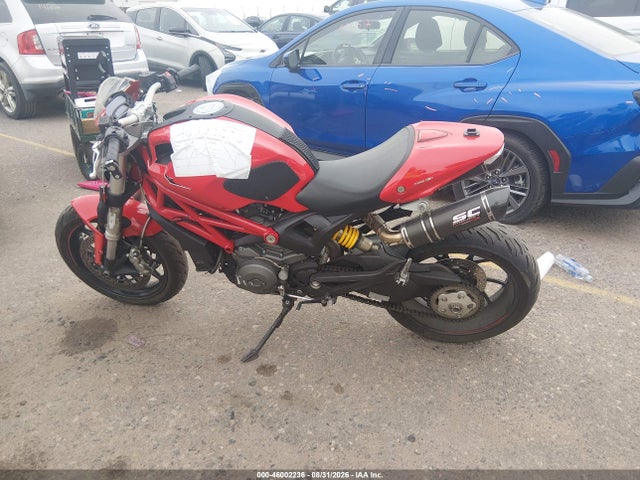2014 Ducati Monster 796 მანქანა იყიდება აუქციონზე, vin: ZDM1RANN7EB078439, აუქციონის ნომერი: 46002236