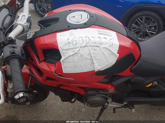 2014 Ducati Monster 796 მანქანა იყიდება აუქციონზე, vin: ZDM1RANN7EB078439, აუქციონის ნომერი: 46002236