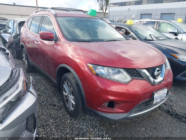 Aukcja sprzedaży 2016 Nissan Rogue Sv, vin: KNMAT2MT8GP620737, numer aukcji: 46002243