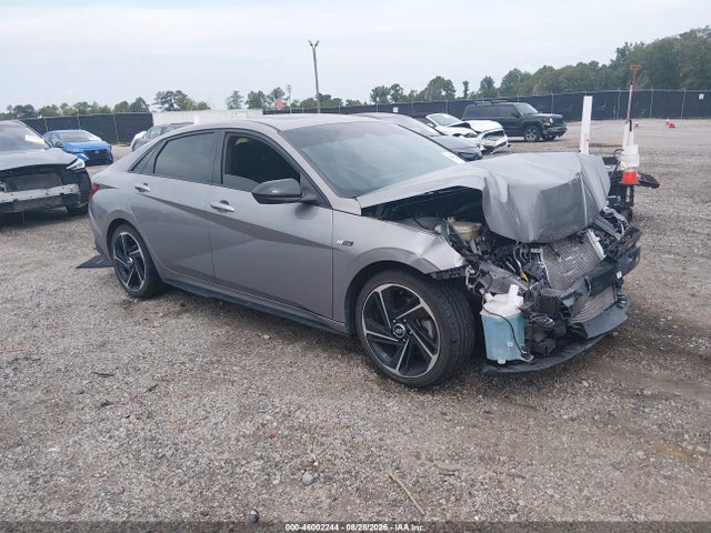 2023 Hyundai Elantra N Line მანქანა იყიდება აუქციონზე, vin: KMHLR4AFXPU544548, აუქციონის ნომერი: 46002244