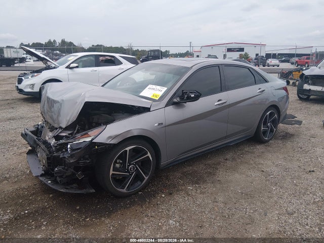 2023 Hyundai Elantra N Line მანქანა იყიდება აუქციონზე, vin: KMHLR4AFXPU544548, აუქციონის ნომერი: 46002244
