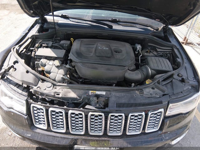 2018 Jeep Grand Cherokee Overland 4x4 მანქანა იყიდება აუქციონზე, vin: 1C4RJFCG0JC449291, აუქციონის ნომერი: 46002261