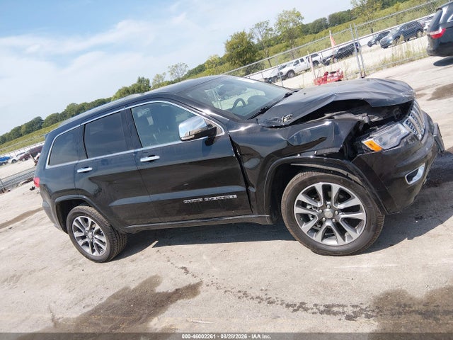 2018 Jeep Grand Cherokee Overland 4x4 მანქანა იყიდება აუქციონზე, vin: 1C4RJFCG0JC449291, აუქციონის ნომერი: 46002261