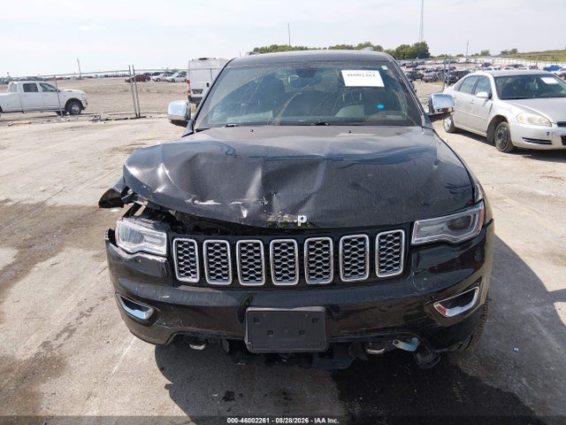 2018 Jeep Grand Cherokee Overland 4x4 მანქანა იყიდება აუქციონზე, vin: 1C4RJFCG0JC449291, აუქციონის ნომერი: 46002261