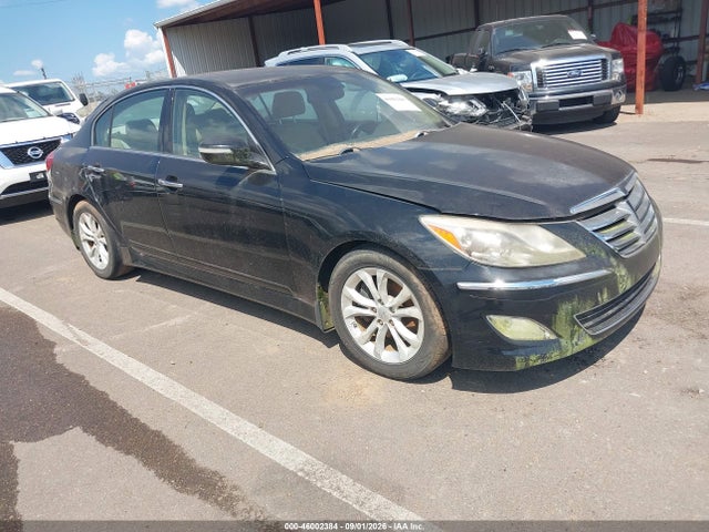 2012 Hyundai Genesis 3.8 მანქანა იყიდება აუქციონზე, vin: KMHGC4DD5CU205560, აუქციონის ნომერი: 46002384
