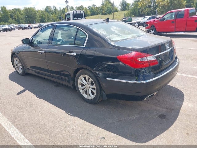 2012 Hyundai Genesis 3.8 მანქანა იყიდება აუქციონზე, vin: KMHGC4DD5CU205560, აუქციონის ნომერი: 46002384
