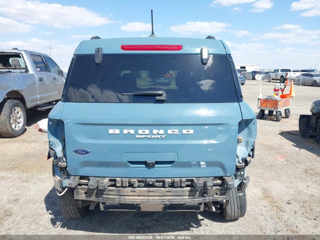 46002389 :رقم المزاد ، 3FMCR9B61NRD93499 vin ، 2022 Ford Bronco Sport Big Bend مزاد بيع