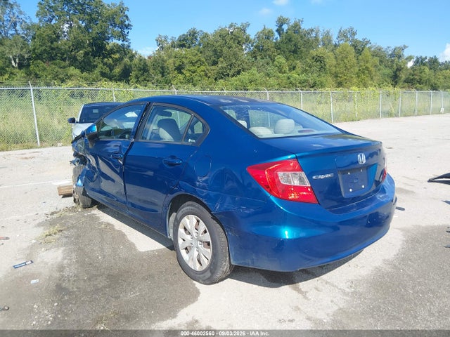 Auction sale of the 2012 Honda Civic Lx, vin: 2HGFB2F56CH579354, lot number: 46002560