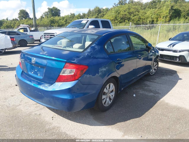 Auction sale of the 2012 Honda Civic Lx, vin: 2HGFB2F56CH579354, lot number: 46002560