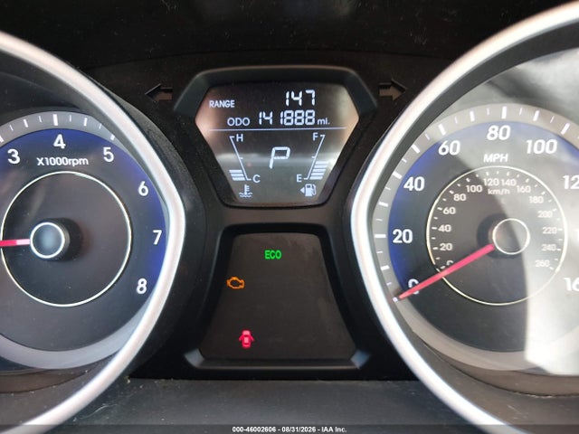 2013 Hyundai Elantra Gs მანქანა იყიდება აუქციონზე, vin: KMHDH6AE5DU002554, აუქციონის ნომერი: 46002606