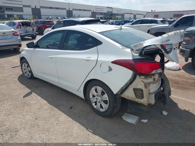 2016 Hyundai Elantra Se მანქანა იყიდება აუქციონზე, vin: 5NPDH4AE4GH756438, აუქციონის ნომერი: 46002627