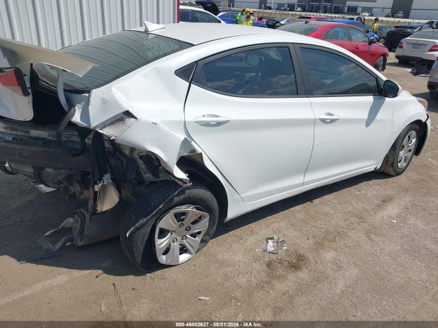 2016 Hyundai Elantra Se მანქანა იყიდება აუქციონზე, vin: 5NPDH4AE4GH756438, აუქციონის ნომერი: 46002627