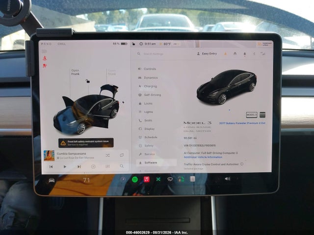 46002629 :رقم المزاد ، 5YJ3E1EB2LF600815 vin ، 2020 Tesla Model 3 Long Range Dual Motor All-wheel Drive مزاد بيع