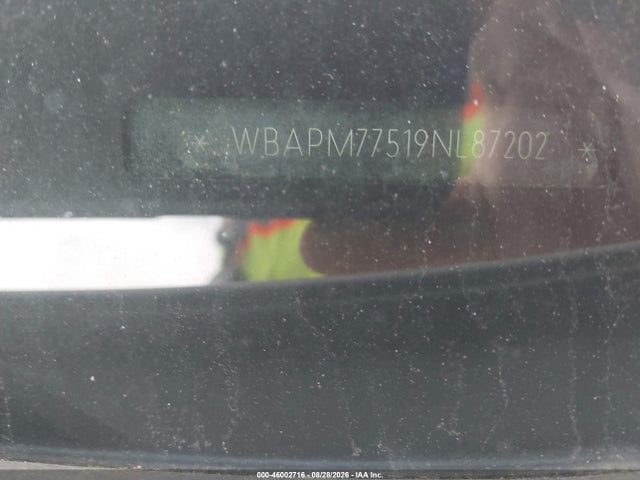 Aukcja sprzedaży 2009 Bmw 335i, vin: WBAPM77519NL87202, numer aukcji: 46002716