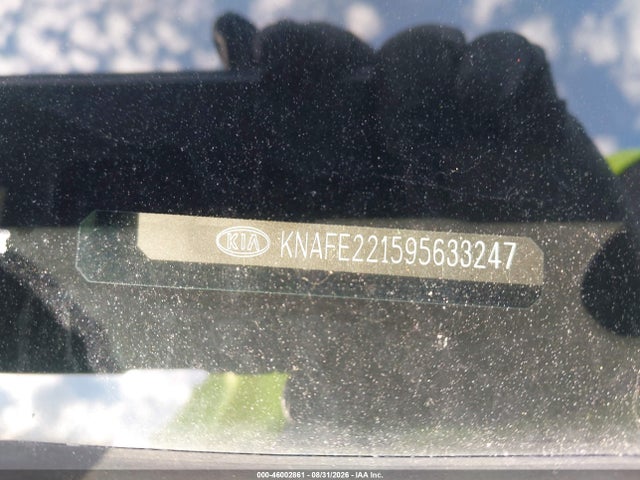 46002861 :رقم المزاد ، KNAFE221595633247 vin ، 2009 Kia Spectra Ex مزاد بيع
