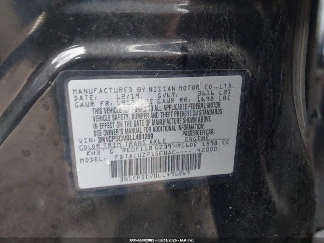 Aukcja sprzedaży 2020 Nissan Kicks Sr Xtronic Cvt, vin: 3N1CP5DV0LL491269, numer aukcji: 46002882