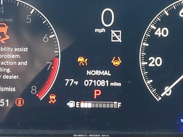 46003113 :رقم المزاد ، 3CZRZ1H39PM741606 vin ، 2023 Honda Hr-v 2wd Lx مزاد بيع