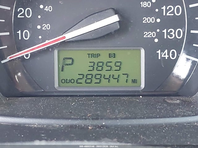2009 Kia Spectra Ex მანქანა იყიდება აუქციონზე, vin: KNAFE221295597050, აუქციონის ნომერი: 46003146