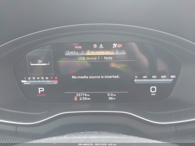 Aukcja sprzedaży 2023 Audi Sq5 Premium Plus Tfsi Quattro Tiptronic, vin: WA1B4AFY2P2107060, numer aukcji: 46003239