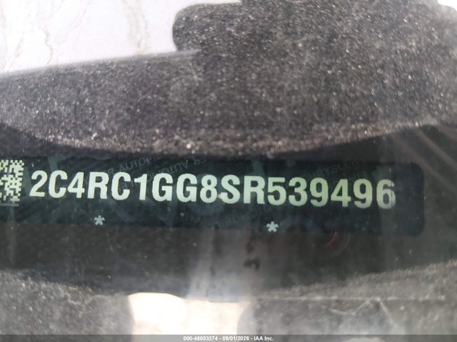 Aukcja sprzedaży 2025 Chrysler Pacifica Limited, vin: 2C4RC1GG8SR539496, numer aukcji: 46003274