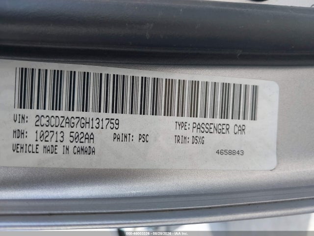 Dodge Challenger Sxt 2016 2C3CDZAG7GH131759 Image 9